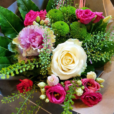 Cherry Blossom - A vibrant pink handtied simply stunning just like it’s inspiration - The Cherry Blossom Tree. Same day flower delivery by local florists - and the Cherry Blossom is a stunning choice.