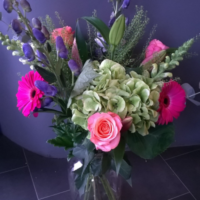 Hello - Say hello in style with this fabulous hand tied. Why not take the opportunity to be spontaneous and surprise them today with a stunning flower delivery by their local florist.